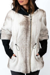 Women's exclusive alpaca coat  Diana White